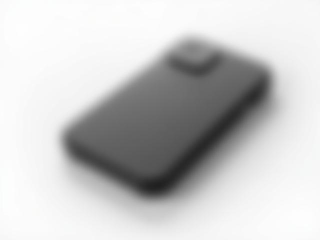 Slim Protective Case in black color for iPhone 13 on a white background