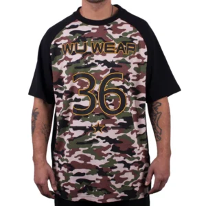 Wu Wear Wu 2 Tone Camo Reglan T-Shirt